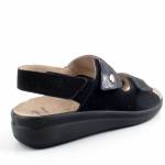 SCHOLL ANTONIA ELASTIC MED MF009241004 czarne klapki damskie wl26 tęgość