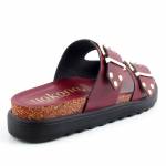 YOKONO TUNEZ-262 bordowe klapki damskie wl26
