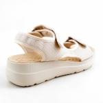 AZALEIA AS999 198066 Papete Off White ecri sandały damskiew l26