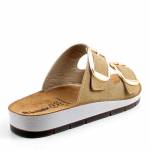 INBLU CP000061 piaskowe klapki damskie wl26