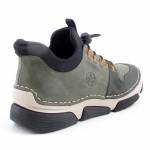 RIEKER 45963-54 zielone sneakersy damskie jz26