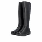 RIEKER 75850-00 TEX tęgość H czarne kozaki damskie jz26