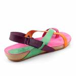 YOKONO IBIZA-718 MULTI FUCSIA SANDAŁY *DL*