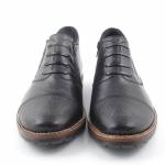 RIEKER 15389-00 CZARNE PÓŁBUTY *MZ*