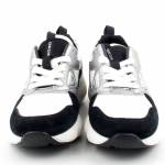 GEOX J04CNB BUBBLEX czarne białe sneakersy damskie *DP*