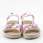 GEOX J15EAB COSTAREI białe różowe sandały *JL*