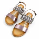 GIOSEPPO 63190 CURRAN srebrne sandały damskie
