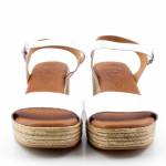 SPK 2220/F białe sandały damskie