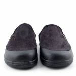 BIOUP 653 POLAND/MONO czarne pantofle męskie