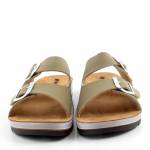 INBLU CP000042 zielone klapki damskie wl25