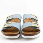 SCHOLL Monterey 2 STRAPS AD MED pale blue klapki damskie MF305831045 OBUWIE MEDYCZNE wl25