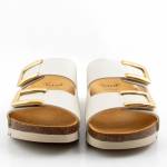 SCHOLL Monterey 2 STRAPS MED ivory klapki damskie MF315541030 OBUWIE MEDYCZNE wl25