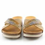 SCHOLL LA SERENA STRAP MED MF323101056 sand klapki damskie wl25