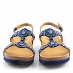SCHOLL BOGOTA SANDAL MED navy blue niebieskie sandały damskie MF320061040 wl25