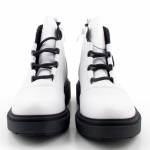 SERGIO LEONE BT 25200-S białe botki damskie jz25