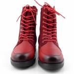 MACIEJKA A7155-08 czerwone trzewiki damskie jz25