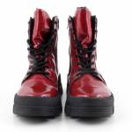 RIEKER Y0220-33 czerwone trzewiki damskie jz25