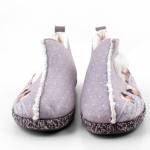 MANITU 340105-91 szare pantofle damskie jz25