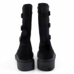 SERGIO LEONE BT 25517-S czarne kozaki damskie jz25