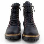 RIEKER 72653-00 czarne trzewiki damskie jz25