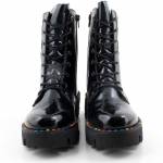 RIEKER Y3330-00 czarne trzewiki damskie jz25