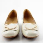 RAVINI A958-1B lakier beżowe czółenka damskie jz25