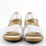 WALDLAUFER 342H80 302 120 beżowe złote sandały damskie TĘGOŚĆ H