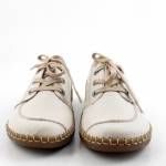 RIEKER N2402-60 beżowe półbuty damskie wl26