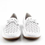 RIEKER L6352-80 E1/2 białe mokasyny półbuty damskie wl26