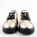 SERGIO LEONE SP-103 zlote półbuty damskie wl26