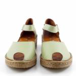 RIXA SHOES 58C2935 oliwkowe sandały damskie wl26