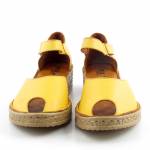 RIXA SHOES 58C2934 żółte sandały damskie wl26