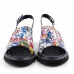 RIXA SHOES 58C2408 multikolor czarne sandały damskie wl26