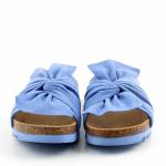 SCHOLL PRINCESS MED MF006601032 niebieskie klapki damskie wl26