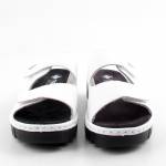 RIEKER V1392-80 białe klapki damskie wl26