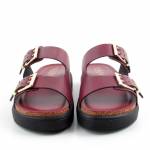 YOKONO TUNEZ-262 bordowe klapki damskie wl26