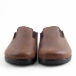 SCHOLL ELIO 24 MED MF015431019 brązowe pantofle męskie jz26