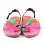 YOKONO IBIZA-718 MULTI FUCSIA SANDAŁY *DL*