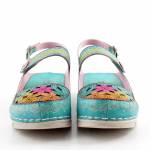 LAURA VITA 000764929FC MULTI niebieskie sandały damskie wl26