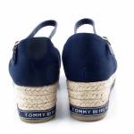 TOMMY HILFIGER T3A2-31056 granatowe sandały *DL*