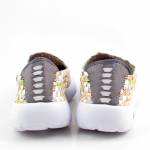 ROCK Samba Grey Veggie szare pomarańczowe półbuty damskie wl25