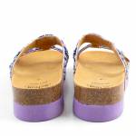 SCHOLL NEW BOGOTA WEDGE MED fioletowe klapki damskie wl25 MF266071033