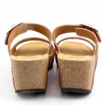 SCHOLL RAVELLO 2 STRAPS MED czerwone klapki damskie wl25 MF320451555