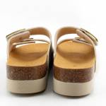 SCHOLL Monterey 2 STRAPS MED ivory klapki damskie MF315541030 OBUWIE MEDYCZNE wl25