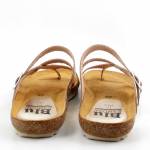 BLU SANDAL 8930 złote multi klapki damskie wl25 ESPANA IBIZA YOKONO