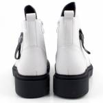 SERGIO LEONE BT 25200-S białe botki damskie jz25