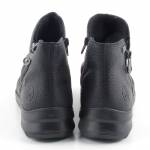 RIEKER Z0056-00 czarne botki damskie jz25