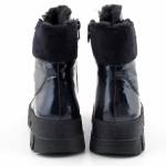 RIEKER Y0220-14 granatowe trzewiki damskiejz25