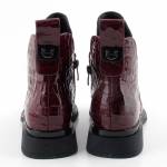 FILIPPO DBT7239/25 bordowe trzewiki damskie jz25