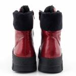 RIEKER Y0220-33 czerwone trzewiki damskie jz25